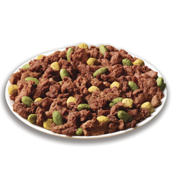 Chef Michael’s® Canine Creations Filet Mignon Flavor and potato & green bean garnishes bowl